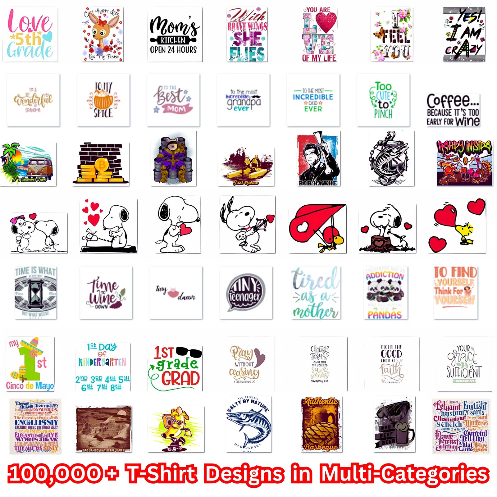 100,000+ T-Shirt Designs: Elevate Your Printing Business Today! - Image 2