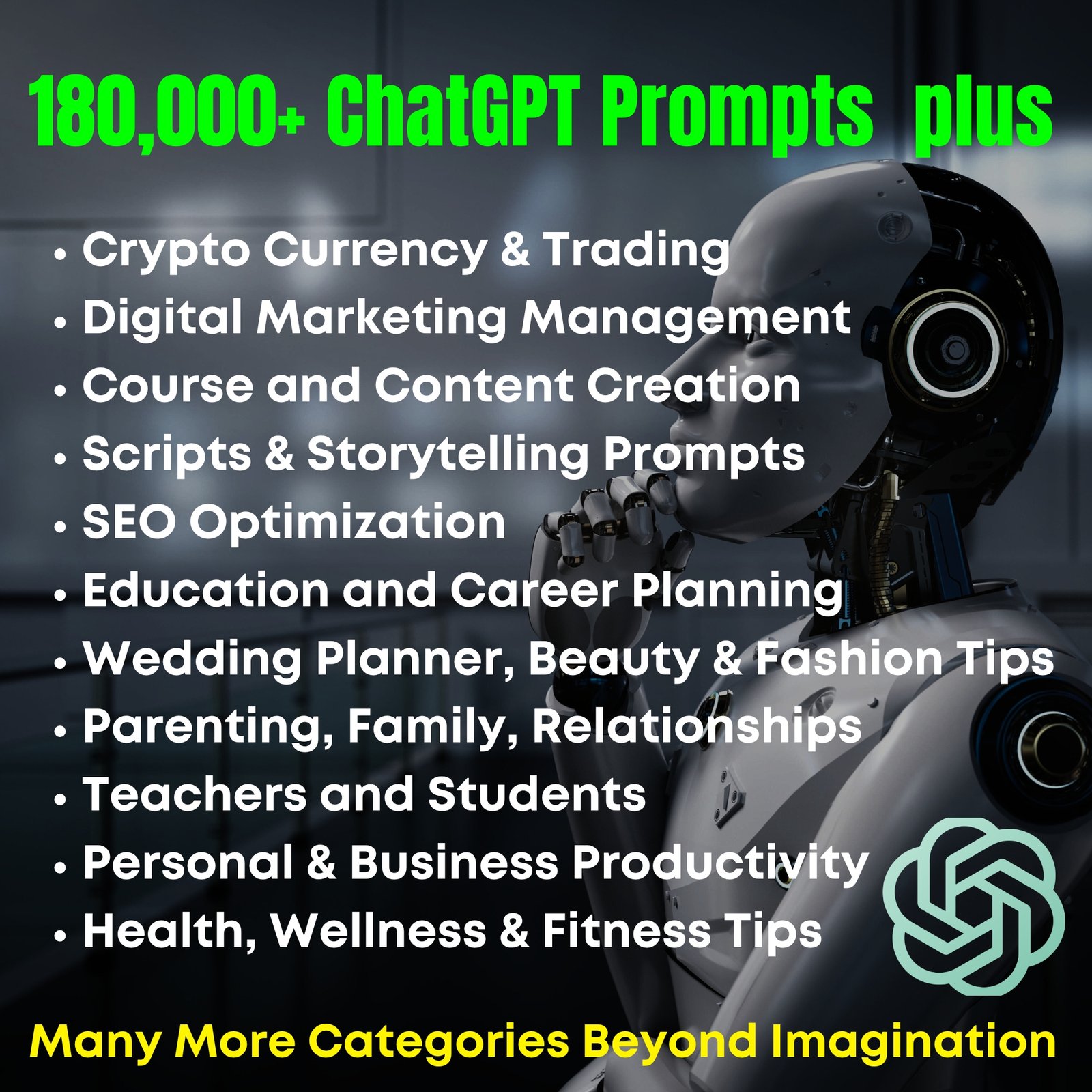 180000+ ChatGPT Prompts Bundle - Image 3