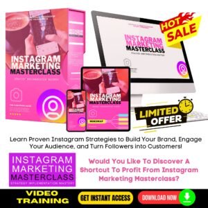 Instagram Marketing Masterclass Upgrade Package (Video Course)